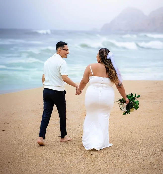 Wedding photo before retouching